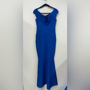 NWT lipsy arklow bandage maxi cobalt blue 6